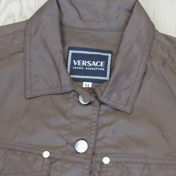 Versace Jeans  Collection Vintage Brown Women's Medium Jacket - Picture 4 of 7